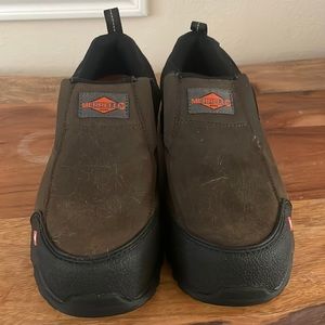 Steel toe work boots